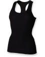 SKINNIFIT Women's Stretch Racer-Back Tank T-Shirt personalisierbar
