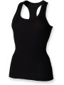 SKINNIFIT Débardeur femme noir personnalisable