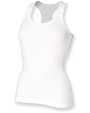 SKINNIFIT Women's Stretch Racer-Back Tank T-Shirt personalisierbar