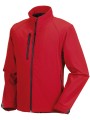 RUSSELL Veste softshell homme rouge classique personnalisable