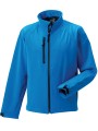 RUSSELL Veste softshell homme bleu azur personnalisable