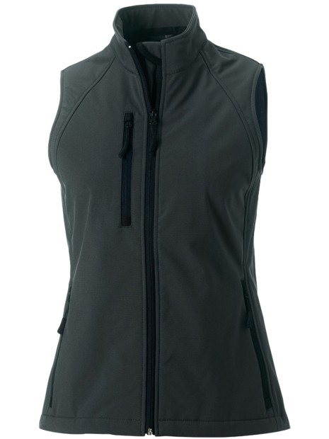 RUSSELL Bodywarmer softshell femme Titanium personnalisable