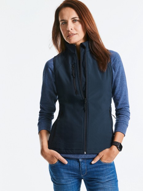 Softshells à personnaliser RUSSELL Bodywarmer softshell femme 