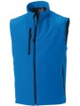 RUSSELL Bodywarmer softshell homme bleu azur personnalisable