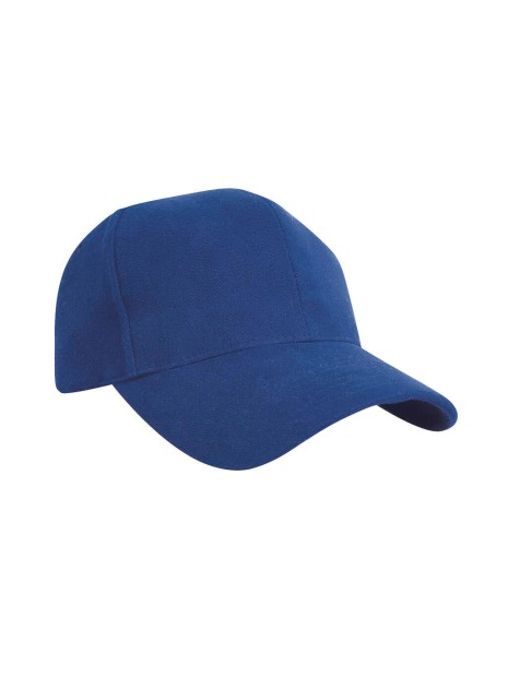 RESULT Pro-Style Heavy Cotton Cap bleu royal personnalisable
