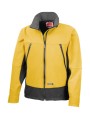RESULT Veste softshell Activity jaune/noir personnalisable