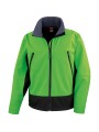 RESULT Veste softshell Activity VIVID GREEN/BLACK personnalisable