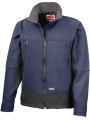 RESULT Veste softshell Activity bleu marine/noir personnalisable