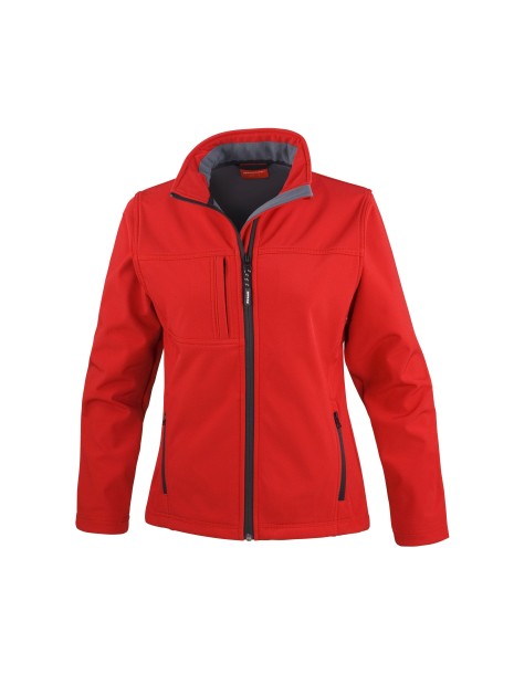 RESULT Veste softshell homme rouge personnalisable