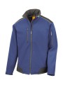 RESULT Veste de travail softshell Ripstop avec Cordura® royal/noir personnalisable