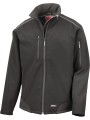 RESULT Veste de travail softshell Ripstop avec Cordura® noir personnalisable