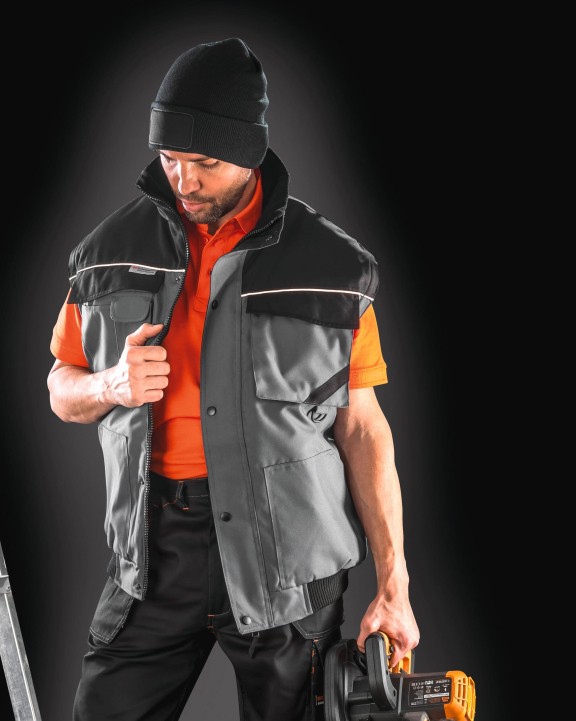 Veste personnalisable RESULT Blouson manches amovibles Heavy Duty