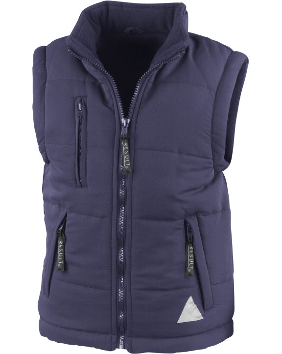 Veste personnalisable RESULT Bodywarmer doublé enfant