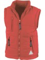 RESULT Bodywarmer doublé enfant rouge personnalisable