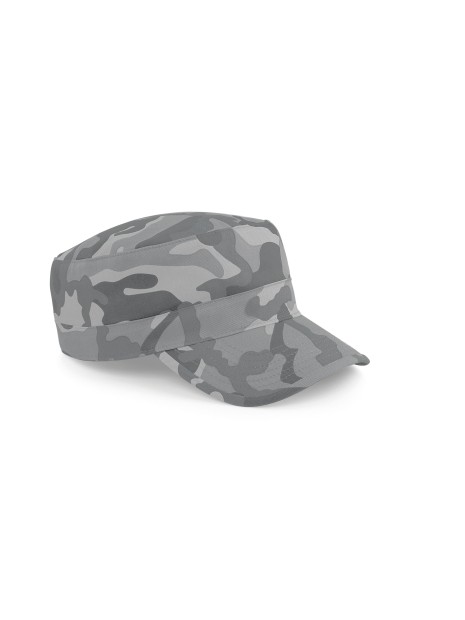 BEECHFIELD Casquette cubaine Camo arctic camo personnalisable