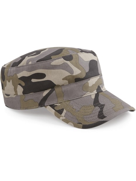 BEECHFIELD Casquette cubaine Camo FIELD CAMO personnalisable