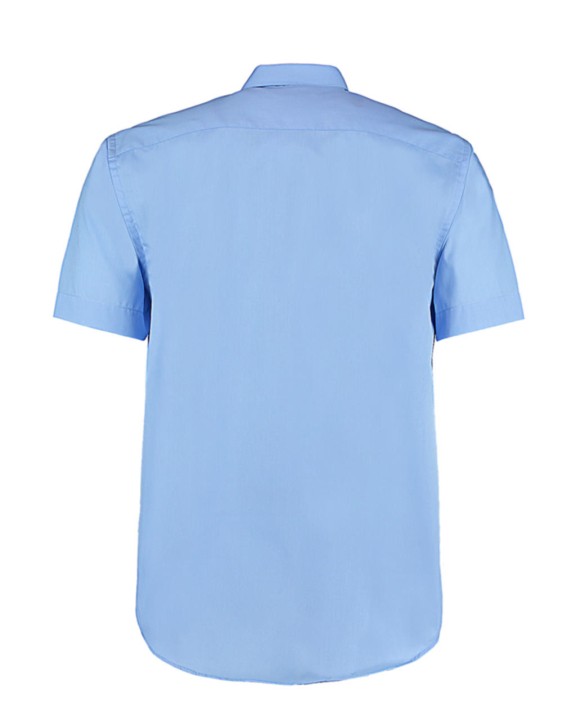 KUSTOM KIT Classic Fit Business Shirt SSL Hemd personalisierbar
