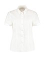 Hemd KUSTOM KIT Women's Tailored Fit Premium Oxford Shirt SSL voor bedrukking &amp; borduring