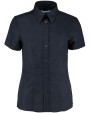Hemd KUSTOM KIT Women's Tailored Fit Workwear Oxford Shirt SSL voor bedrukking &amp; borduring