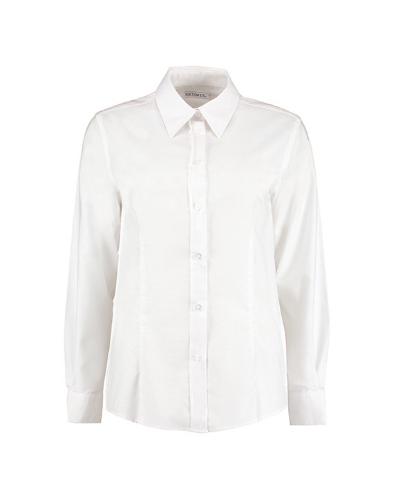Chemise personnalisable KUSTOM KIT Women's Tailored Fit Workwear Oxford Shirt