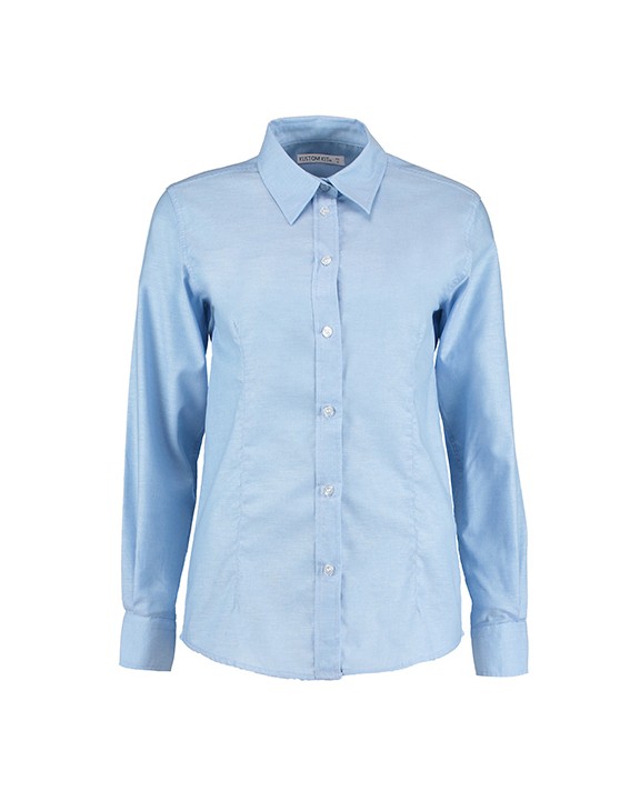 Chemise personnalisable KUSTOM KIT Women's Tailored Fit Workwear Oxford Shirt