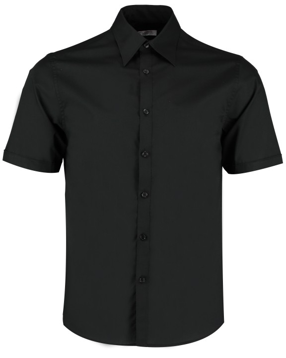 Hemd KUSTOM KIT Tailored Fit Shirt SSL voor bedrukking &amp; borduring