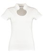 KUSTOM KIT Regular Fit Keyhole Neck Top T-Shirt personalisierbar