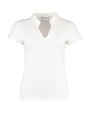 KUSTOM KIT Regular Fit Mandarin Collar Top T-Shirt personalisierbar