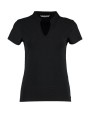KUSTOM KIT Regular Fit Mandarin Collar Top T-Shirt personalisierbar