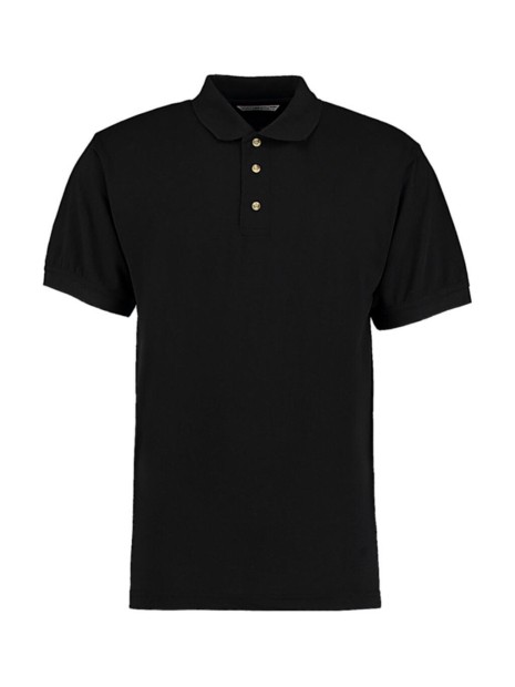 KUSTOM KIT Classic Fit Workwear Polo Superwash® 60º noir personnalisable
