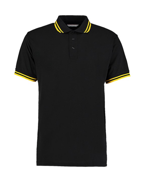 Polo personnalisable KUSTOM KIT Classic Fit Tipped Collar Polo