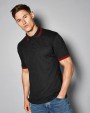 KUSTOM KIT Classic Fit Tipped Collar Polo Poloshirt personalisierbar