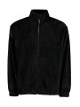 KUSTOM KIT Classic Fit Full Zip Fleece noir personnalisable
