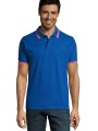 Polos à personnaliser SOL'S Pasadena Men royal blue/neon coral