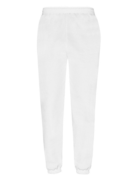 FOL Pantalon de jogging bas élastiqué (64-026-0) blanc personnalisable
