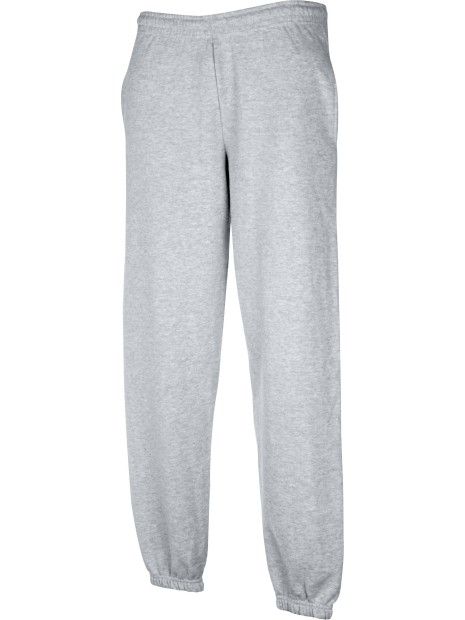 FOL Pantalon de jogging bas élastiqué (64-026-0) heather grey personnalisable