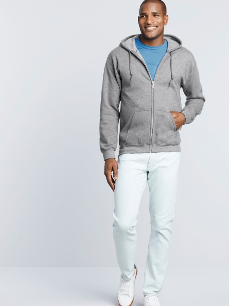 Sweat-shirts à personnaliser GILDAN Sweat-shirt homme zippé capuche Heavy Blend™ 