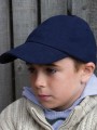 Casquettes à personnaliser RESULT Junior Brushed Cotton Cap bleu marine
