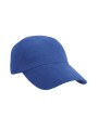 RESULT Flat Brushed-Cotton-Cap bleu royal personnalisable