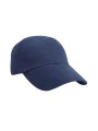 RESULT Flat Brushed-Cotton-Cap bleu marine personnalisable