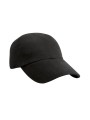 RESULT Flat Brushed-Cotton-Cap noir personnalisable