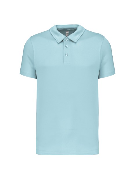 PROACT Polo sport manches courtes ice mint personnalisable
