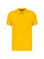 PROACT Polo sport manches courtes vrai jaune personnalisable