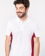 Polo personnalisable KARIBAN Polo piqué manches courtes bicolore homme