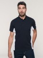 Polos à personnaliser KARIBAN Polo piqué manches courtes bicolore homme 