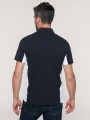 Polos à personnaliser KARIBAN Polo piqué manches courtes bicolore homme 