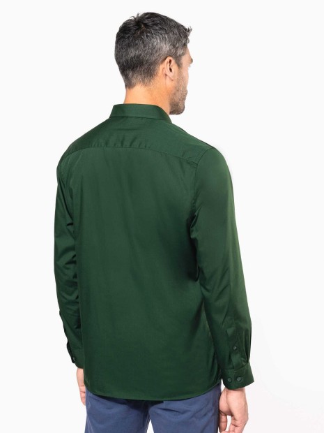 Chemises à personnaliser KARIBAN Chemise popeline polycoton entretien facile homme 