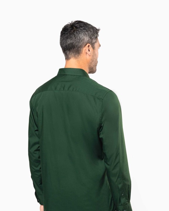 KARIBAN Popeline-Hemd Baumwollpolyester pflegeleicht für Herren Hemd personalisierbar
