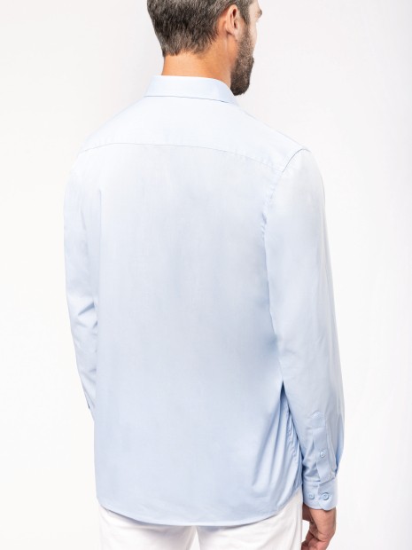 Chemises à personnaliser KARIBAN Chemise popeline polycoton entretien facile homme 