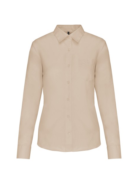 KARIBAN Chemise popeline polycoton entretien facile femme angora personnalisable